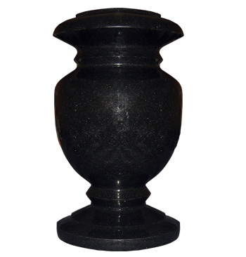 Black Granite Vase